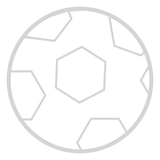 Soccer ball icon PNG Design