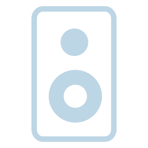 Speaker line icon PNG Design