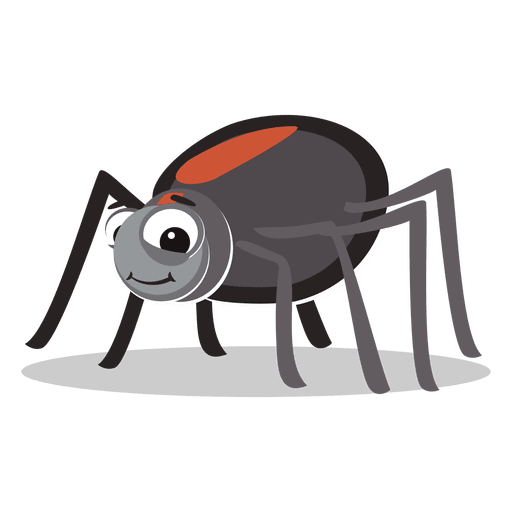 Spinnen-Cartoon PNG-Design