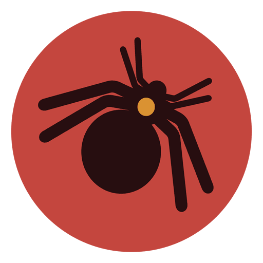 Spinnenkreissymbol 1 PNG-Design
