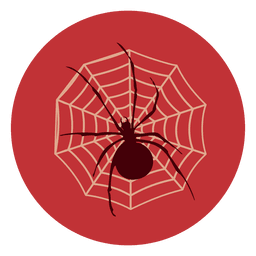 Ícone do círculo da teia de aranha Transparent PNG