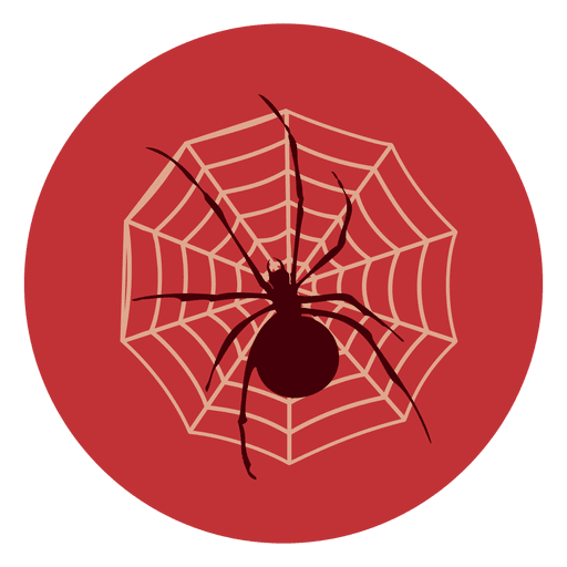 Spider web circle icon - Transparent PNG & SVG vector file