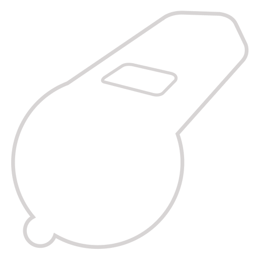 Icono de silbato deportivo Diseño PNG