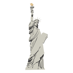 Statue of liberty cartoon Transparent PNG
