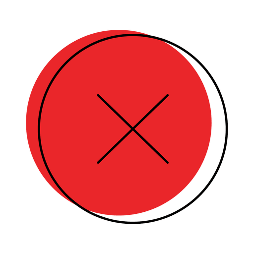 Stop button icon PNG Design