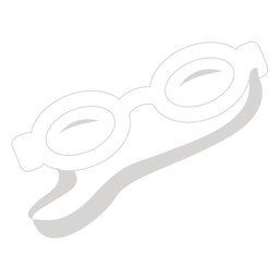 Swimming goggle icon PNG Design