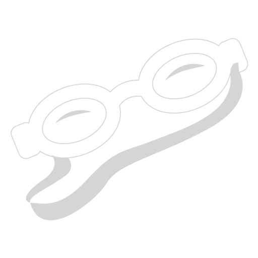Icono de gafas de nataci?n Diseño PNG