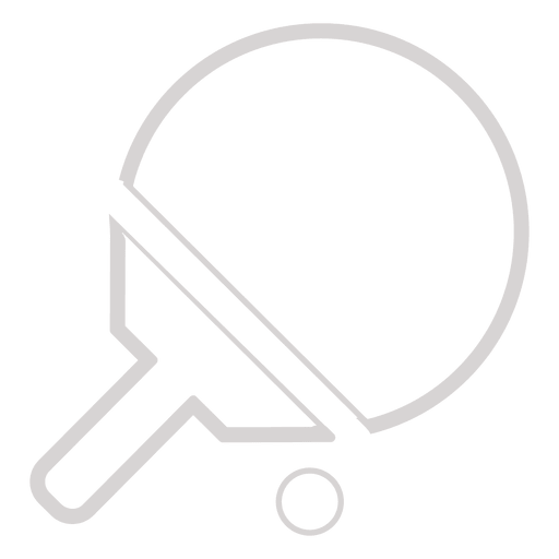 Ícone de raquete de tênis de mesa Desenho PNG