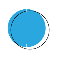 Ícone de localização de destino Desenho PNG