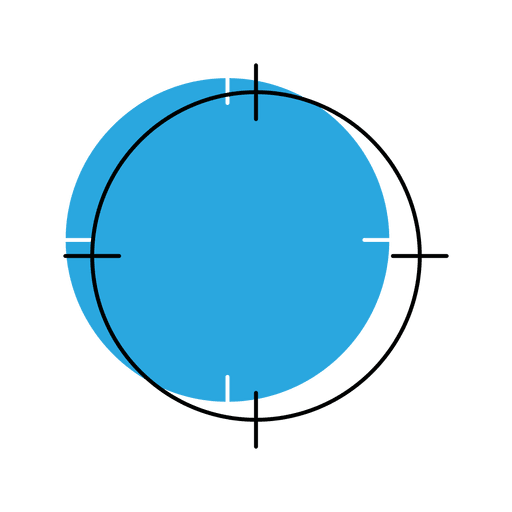 Target location icon PNG Design