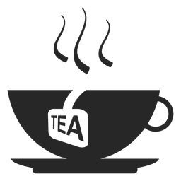 Tea cup icon PNG Design