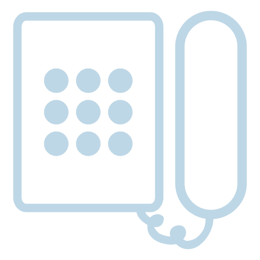 Icono de línea telefónica Diseño PNG