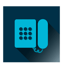 Ícone quadrado de telefone Desenho PNG
