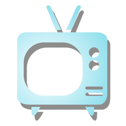 Icono de television Diseño PNG