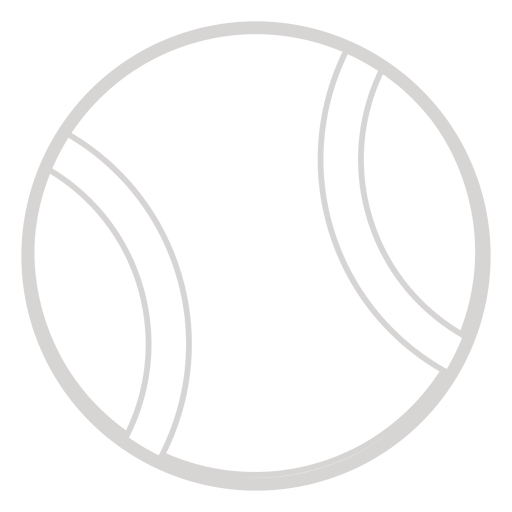 Tennisball-Symbol PNG-Design
