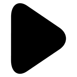 Punta de flecha triangular gruesa Diseño PNG