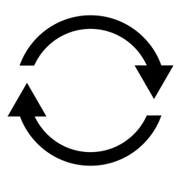 Winziger Recyclingpfeil PNG-Design