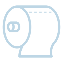 Toilet tissue line icon PNG Design Transparent PNG