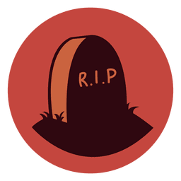 Tombstone rip circle icon Tombstone rip circle icon