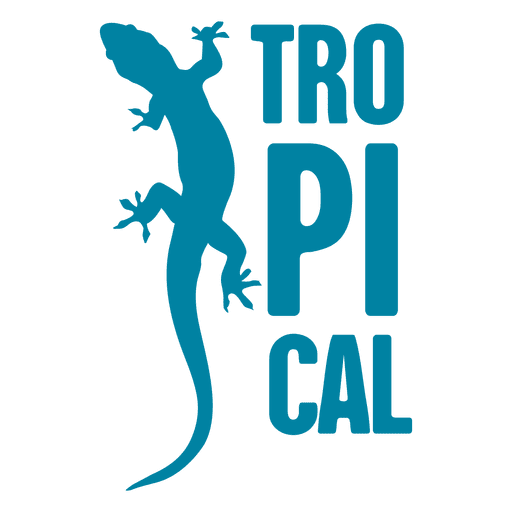 Tropical animal logo