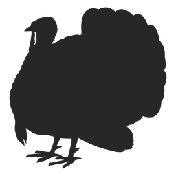 Türkei stehende Silhouette PNG-Design