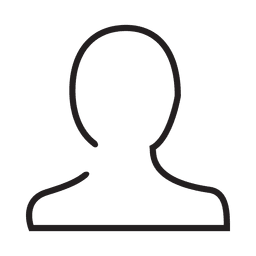 Icono de trazo de persona de usuario Diseño PNG