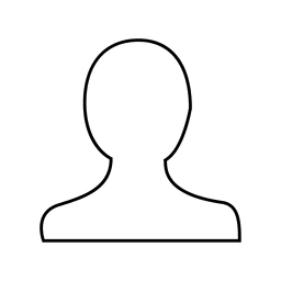 Thin Line-Symbol für Benutzer PNG-Design