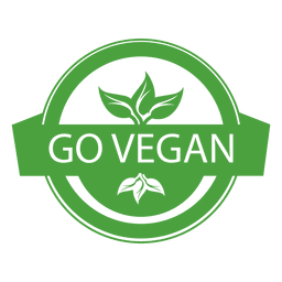 Insignia de etiqueta de ecología vegana Transparent PNG