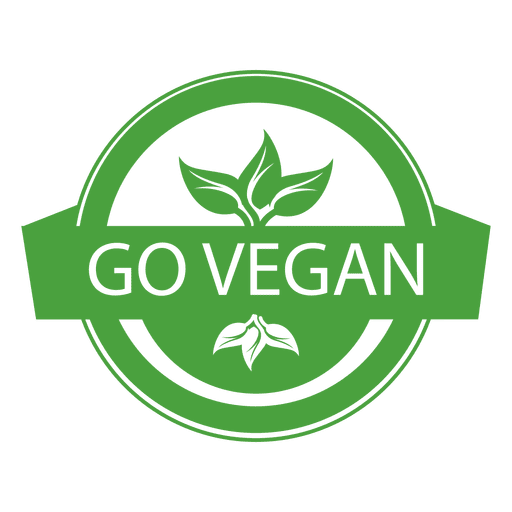 Vegan ecology label badge PNG Design