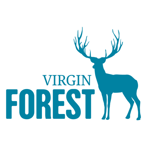Logotipo da floresta Vergin Desenho PNG