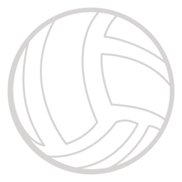 Icono de voleibol Diseño PNG
