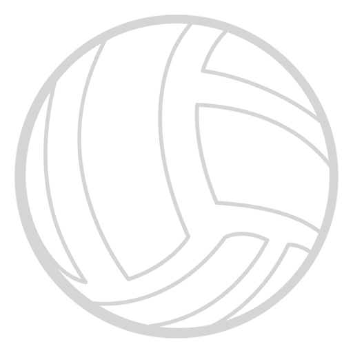 Volleyball-Symbol PNG-Design
