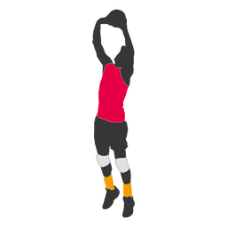 Volleyball player 1 PNG Design