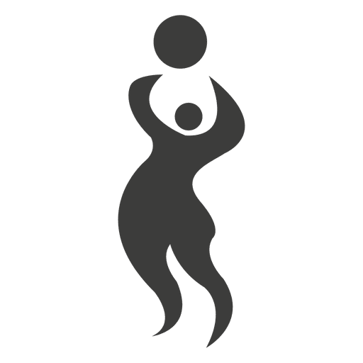 Volleyball player symbol 12 PNG Design
