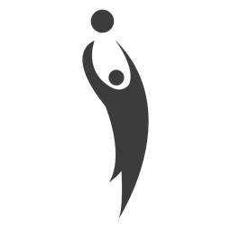 Símbolo de jugador de voleibol 2 Diseño PNG