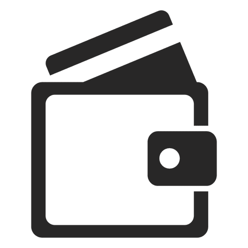 Brieftaschen-Symbol PNG-Design