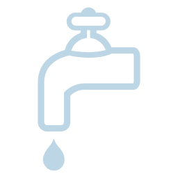 Wasserhahnliniensymbol PNG-Design