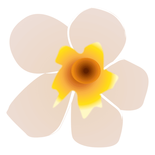 Spa de flores blancas Diseño PNG