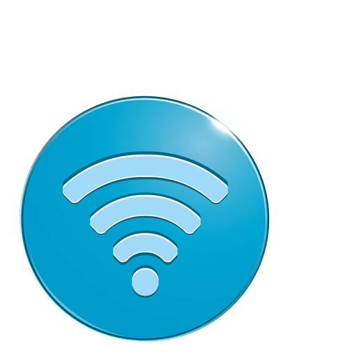 Icono de burbuja wifi Diseño PNG