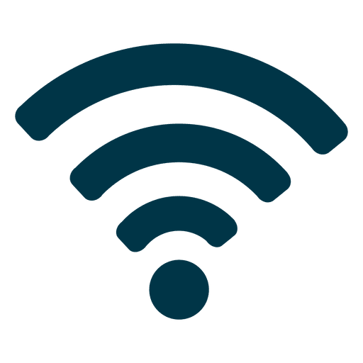 Icono plano wifi