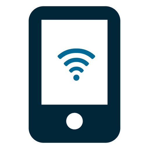 Wifi mobilen Bildschirm PNG-Design