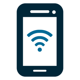 Wifi smartphone screen PNG Design
