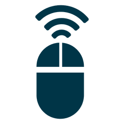 Icono de mouse inalámbrico Diseño PNG