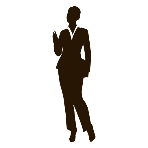 Woman executive standing PNG Design