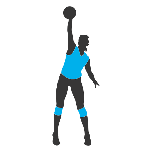 Jogador de voleibol mulher
