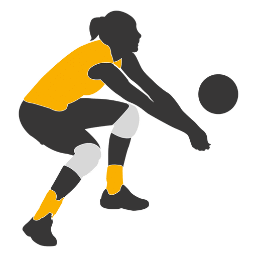 Woman volleyball player 1 PNG Design