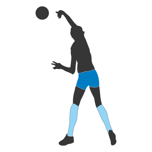 Volleyballspielerin 2 PNG-Design