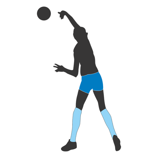 Woman volleyball player 2 - Transparent PNG & SVG vector file