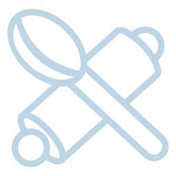 Ícone de colher de bastão de madeira Desenho PNG