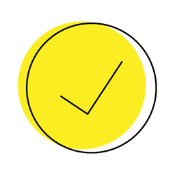 Ja Kontrollkästchensymbol PNG-Design
